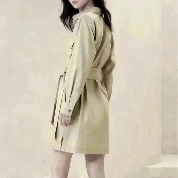 BANANA REPUBLIC TWILL UTILITY MINI SHIRTDRESS - Picture 2 of 8